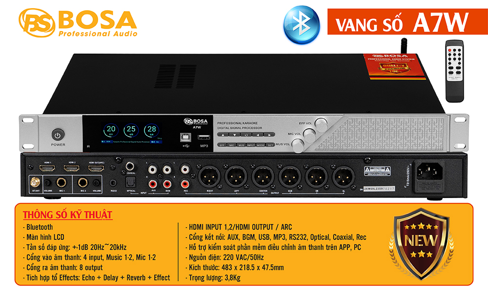 VANG SỐ BOSA A7W